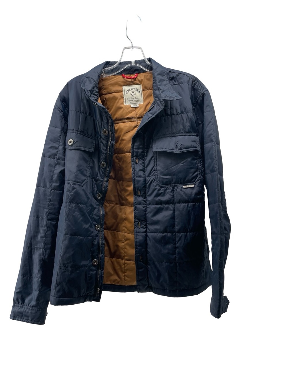 Iron & Resin Men's rogue jacket Size M navy blue NWOT